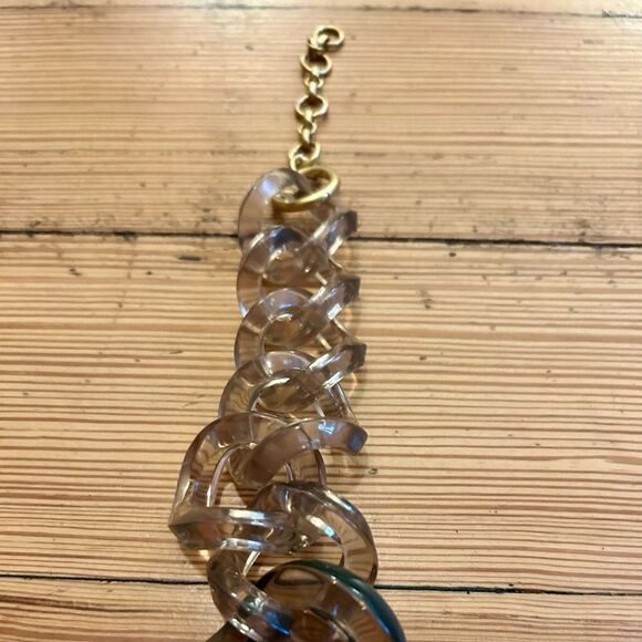 J.CREW Ombre Lucite Chunky Link Necklace. - Picture 10 of 15